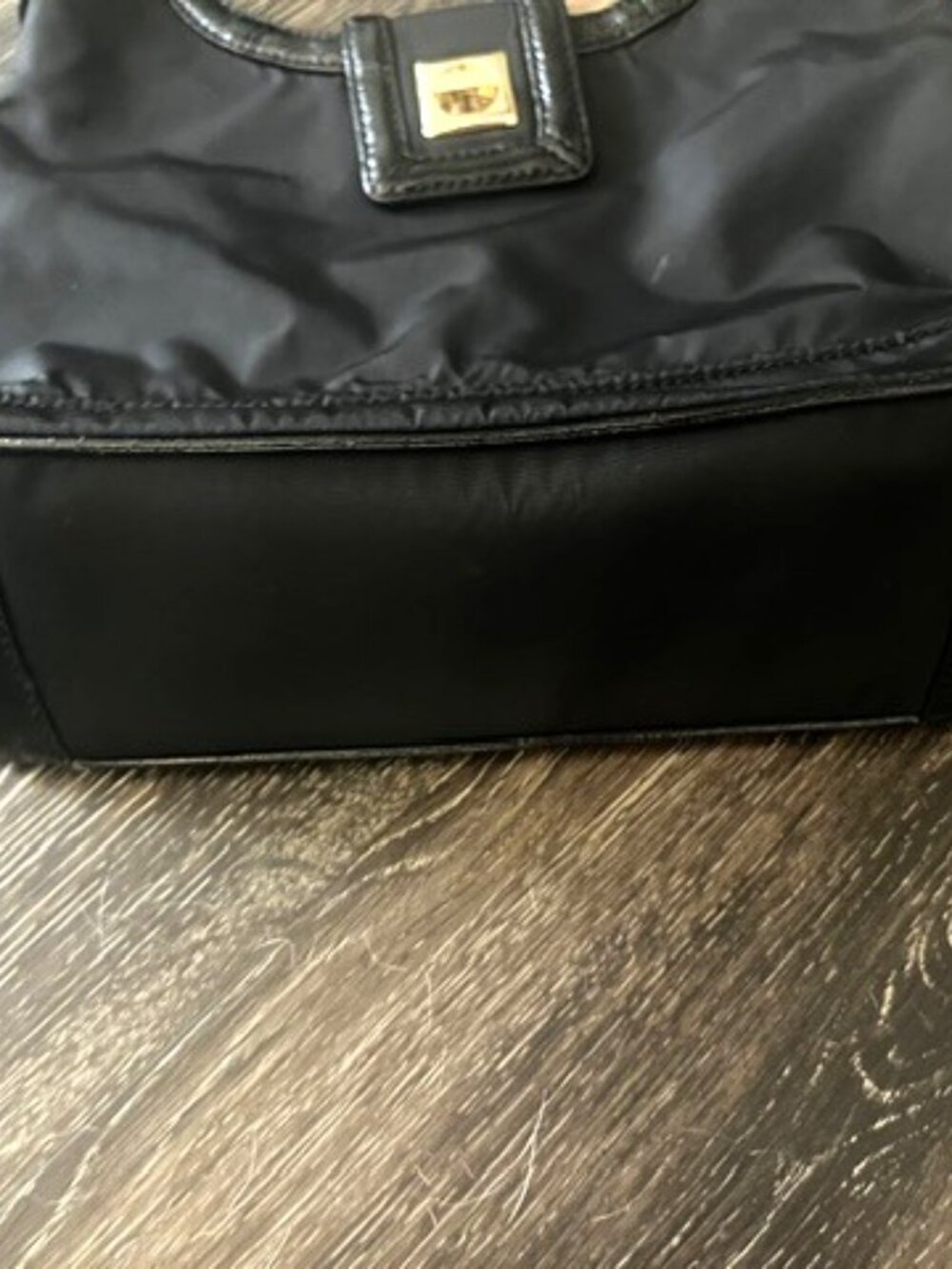 Women's Kate Spade Handbag Black Purse, Purple inside. So Clean Excellent Cond! - Picture 5 of 5